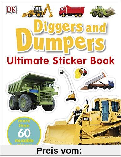 Diggers & Dumpers Ultimate Sticker Book (Ultimate Stickers)